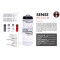 Gourde rouge /noir sans bpa 800 ml - miniature variant 1