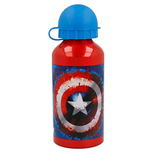 Gourde Captain America - Avengers - multicolore aluminium bec verseur 400 ml variant 0 