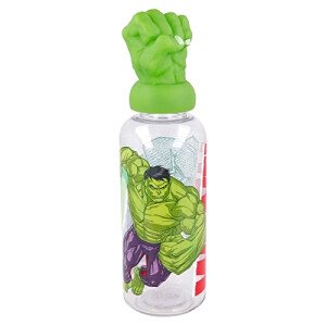 Gourde Hulk - Avengers - multicolore sans bpa 3D 560 ml
