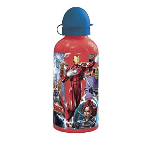 Gourde Avengers rouge aluminium 500 ml