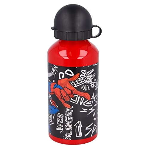 Gourde Spider-man multicolore aluminium bec verseur 400 ml variant 0 