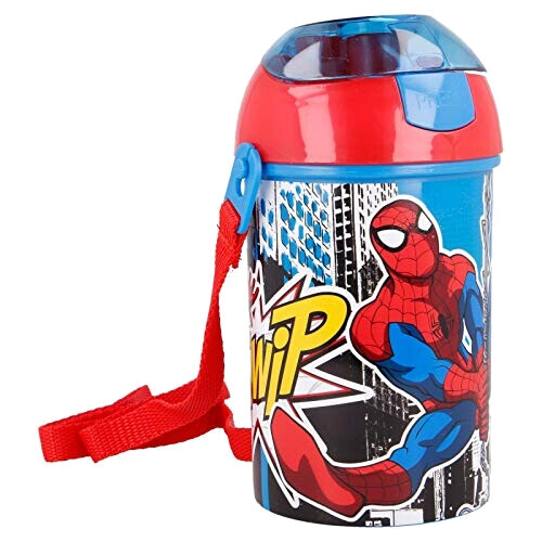 Gourde Spider-man paille porte-clés 450 ml variant 0 