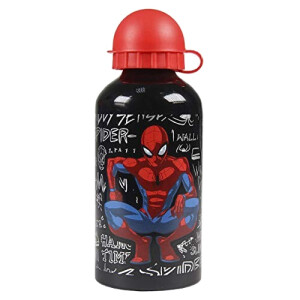 Gourde Spider-man noir aluminium 500 ml