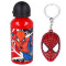 Gourde Spider-man aluminium sans bpa porte-clés 400 ml - miniature