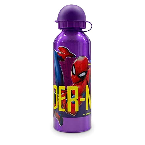 Gourde Spider-man aubergine aluminium 500 ml