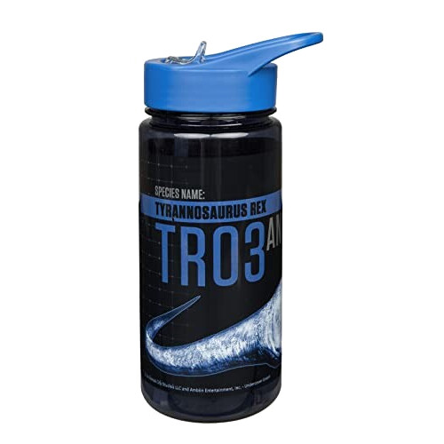 Gourde Jurassic Park bleu plastique sans bpa bec verseur paille 500 ml variant 0 