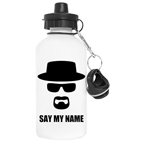 Gourde Heisenberg - Breaking Bad - blanc aluminium 600 ml