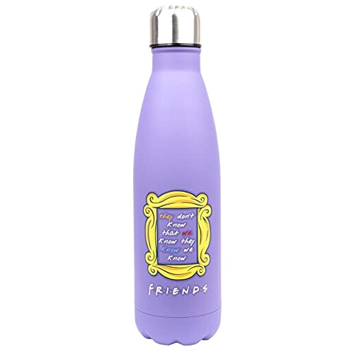 Gourde Monica Geller - Friends - violet plastique sans bpa double paroi 750 ml