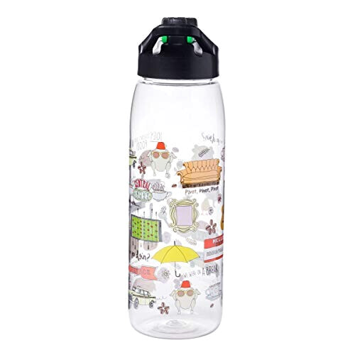 Gourde Friends multicolore plastique sans bpa 70 cl variant 2 