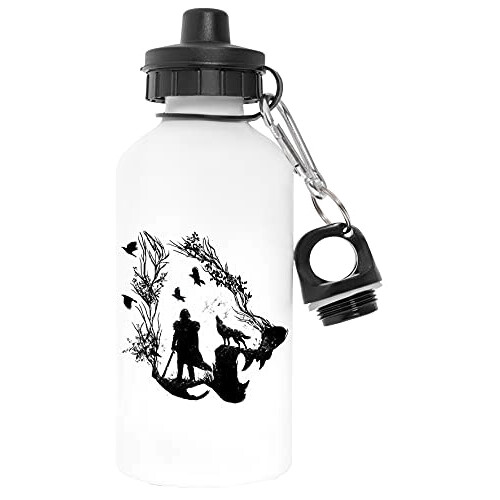Gourde Game of Thrones blanc aluminium 600 ml