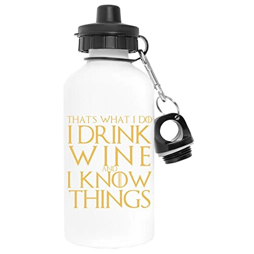 Gourde Game of Thrones blanc aluminium 600 ml