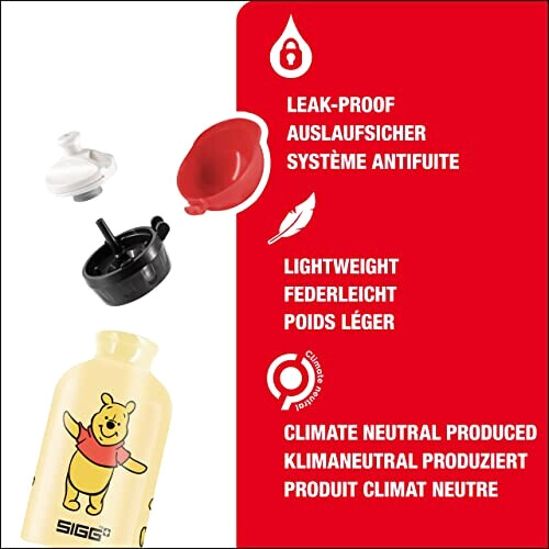 Gourde Winnie l'ourson winnie aluminium sans bpa variant 1 