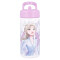 Gourde La reine des neiges multicolore plastique paille 410 ml - miniature