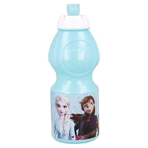 Gourde La reine des neiges multicolore plastique 400 ml