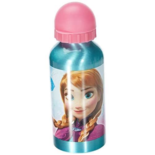 Gourde La reine des neiges multicolore aluminium 400 ml