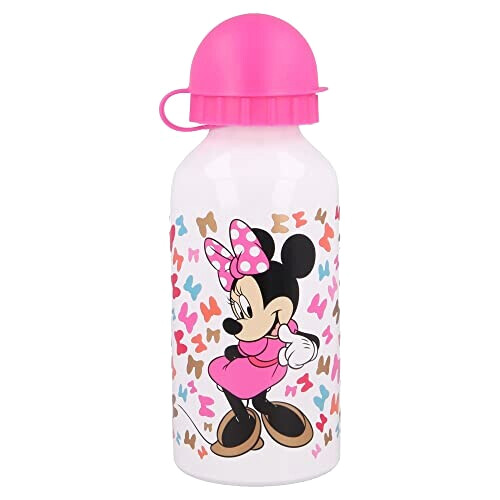 Gourde Minnie multicolore aluminium bec verseur 400 ml