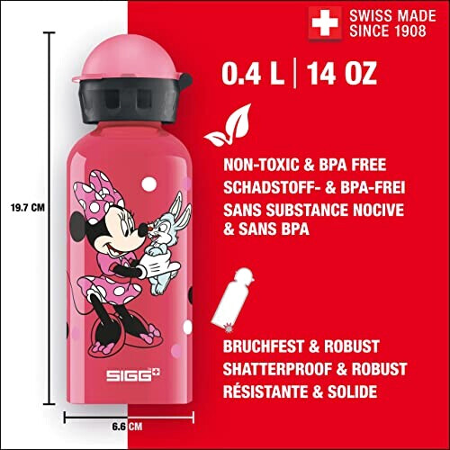 Gourde Minnie multicouleur aluminium sans bpa variant 0 