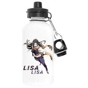 Gourde JoJo's Bizarre Adventure blanc aluminium 600 ml
