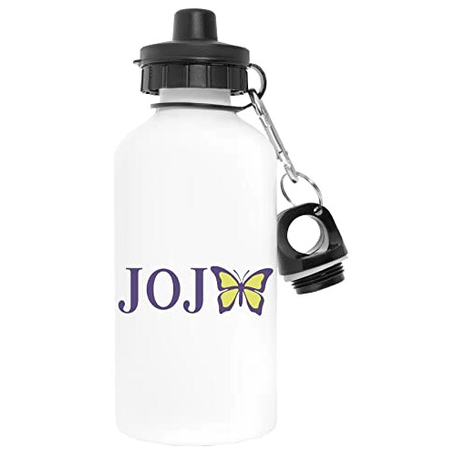 Gourde JoJo's Bizarre Adventure blanc aluminium 600 ml