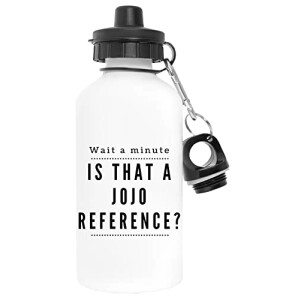 Gourde JoJo's Bizarre Adventure blanc aluminium 600 ml