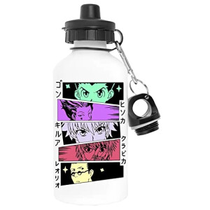 Gourde Hunter × Hunter blanc aluminium 600 ml