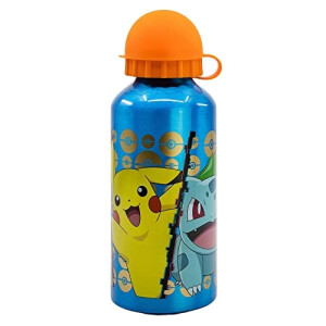 Gourde Abo - Pokémon - multicolore aluminium sans bpa bec verseur 400 ml