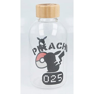 Gourde Pikachu - Pokémon - noir verre 620 ml