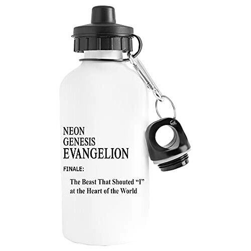 Gourde Evangelion blanc aluminium