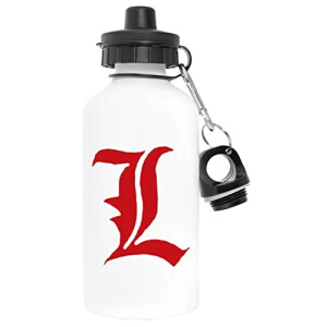 Gourde Death Note blanc aluminium 600 ml