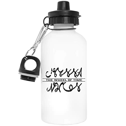 Gourde Cowboy Bebop blanc aluminium 600 ml