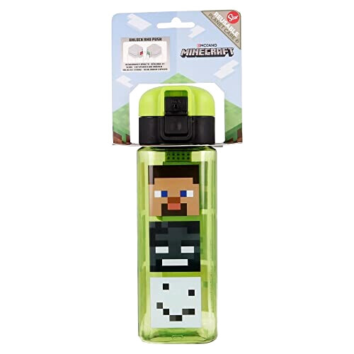 Gourde Minecraft vert 550 ml