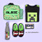 Gourde TNT - Minecraft - personnages gris plastique sans bpa isotherme 550 ml - miniature variant 6