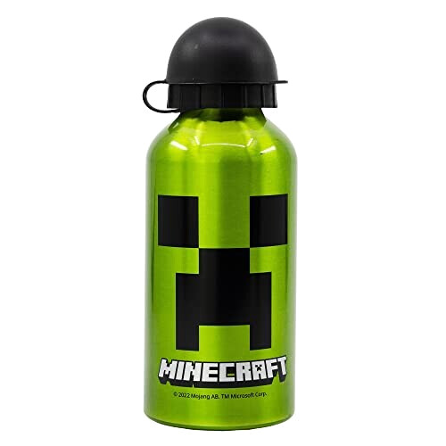 Gourde Minecraft aluminium sans bpa bec verseur 400 ml variant 0 
