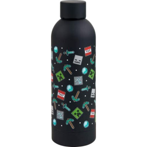 Gourde Minecraft couleur inox
