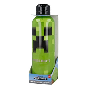 Gourde Minecraft cranberry inox isotherme double paroi 515 ml