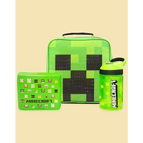 Gourde Creeper - Minecraft - vert plastique sans bpa boîte à lunch paille 473 ml variant 0 