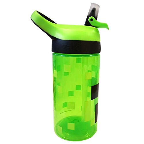 Gourde Creeper - Minecraft - vert plastique sans bpa boîte à lunch paille 473 ml variant 6 