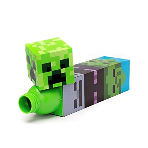 Gourde Creeper - Minecraft - vert plastique sans bpa boîte à lunch