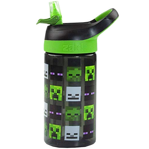 Gourde Steve, Enderman, Creeper, Zombie, Squelette - Minecraft - noir plastique sans bpa 473 ml variant 5 