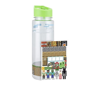 Gourde Minecraft multicolore plastique 650 ml