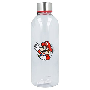 Gourde Super Mario transparent verre 850 ml