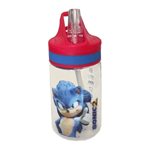 Gourde Sonic rouge plastique 400 ml