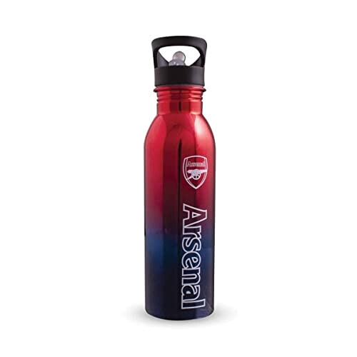 Gourde Arsenal FC multicolore inox pliable paille 700 ml variant 2 