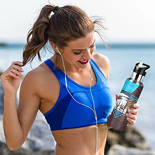 Gourde Aigle art mode sport inox sans bpa isotherme double paroi paille 600 ml variant 4 