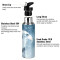 Gourde Aigle art mode sport inox sans bpa isotherme double paroi paille 600 ml - miniature variant 2