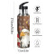 Gourde Aigle art mode sport inox sans bpa isotherme double paroi paille 600 ml - miniature variant 1