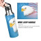 Gourde Aigle art mode sport inox sans bpa isotherme double paroi paille 600 ml - miniature variant 3