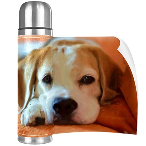 Gourde Beagle - Chien - multicolore . inox isotherme double paroi 500 ml variant 6 