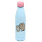 Gourde Chat bleu ciel, gris, noir, blanc, rose plastique sans bpa 500 ml - miniature