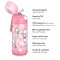Gourde Chat inox sans bpa isotherme double paroi paille 350 ml - miniature variant 2